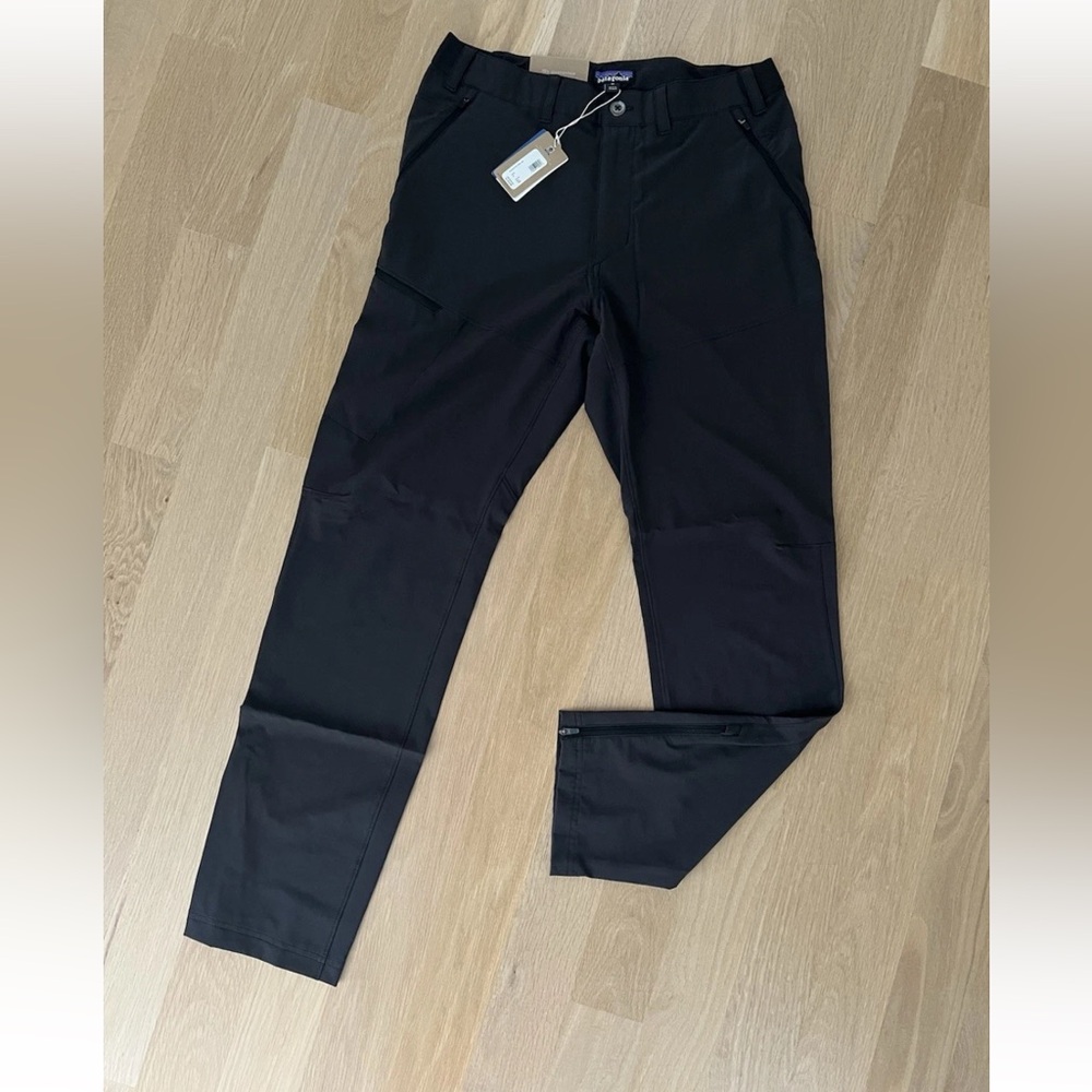 Patagonia Pants Mens 32 Black Altvia Trail Hiking Performance Slim Lightweight